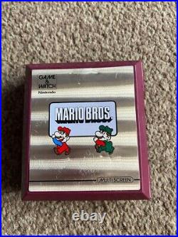 Nintendo game & watch Mario Bros. 1980s. Rare