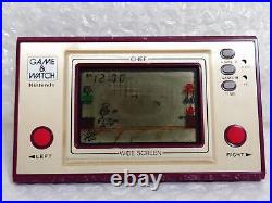 No Check Items Discontinued Poor Condition Nintendo Game Watch Wide Screen