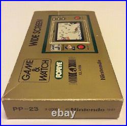Original Nintendo Game & Watch Popeye Pp 23 In Box For Sale