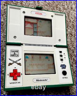 Original Nintendo Zelda Game & Watch 1989 Multi-Screen RARE Vintage