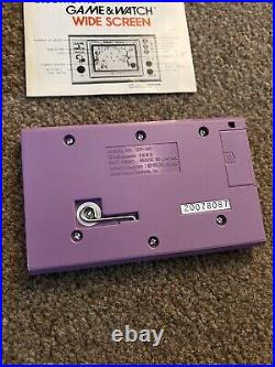 Original Vintage Nintendo Game & Watch Snoopy Tennis SP-30 Boxed 1982