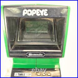Popeye Table top arcade game & watch 1983 100% original Tested Works