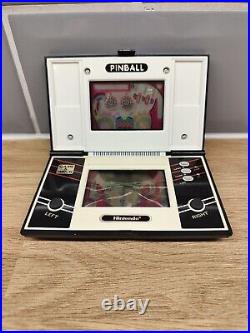 RARE 1983 Nintendo'Game and Watch'PINBALL, Working Condition, Battery Lid Missing