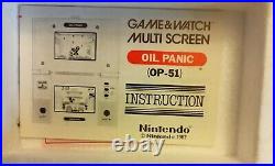 RARE Complete Nintendo Game & Watch Oil Panic 1982