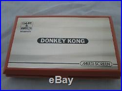 RARE MINT Nintendo Donkey Kong Game & Watch COMPLETE and Boxed