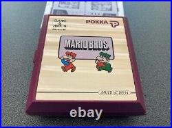 RARE POKKA VERSION Nintendo Game & Watch MARIO BROS (MW-56) GREAT CONDITION