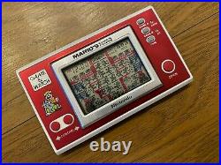 RARE VERSION NINTENDO MARIO'S CEMENT FACTORY GAME & WATCH -COMPLETE CARD Blister