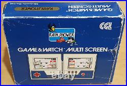 Rain Shower Multi Screen Nintendo Game & Watch Boxed LP-57 1983 Rare