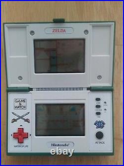 Rare Authentic Zelda Game and Watch ZL-65 Multiscreen 1989 Vintage Made in Japan