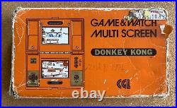 Rare Boxed 1982 Nintendo Game and Watch Donkey Kong Game DK-52 + Instruction etc