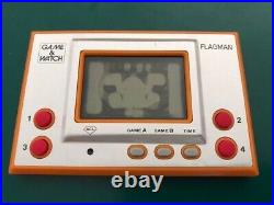 Rare NINTENDO GAME WATCH FLAGMAN FL-02 Japan Retro Collector JAPAN