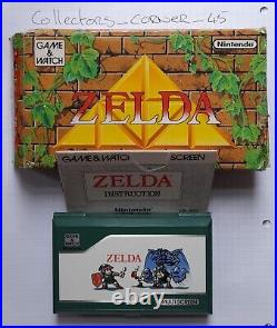 Rare Retro Nintendo Zelda Game & Watch Multi Screen Zl-65 1989 Boxed, Working