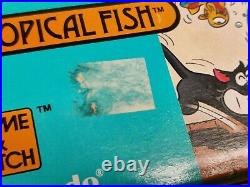Rare TROPICAL FISH Nintendo game and watch 1985 TF-104 boxed with papers