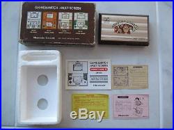 Rare Vintage Nintendo Donkey Kong II 2 Game & Watch Multi Screen Boxed Jr-55