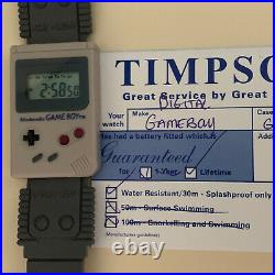 Rare Vintage Nintendo Watch Boy Game Boy Mani 1992 GBE-002 -New Lifetime battery