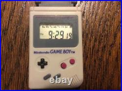 Rare Vintage Nintendo Watch Boy Game Boy Mani 1992 GBE-002 Used Free US Shipping