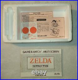 Rare Vintage Nintendo Zelda Multiscreen Game & Watch ZL-65