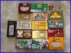 Read First! Large Collection Of Boxed Nintendo Game & Watch Games