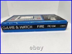 Silver FIRE rc-04 silver series Nintendo GAME & WATCH complete MINT boxed MINMB