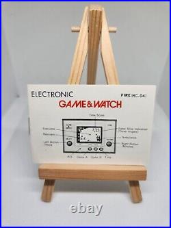 Silver FIRE rc-04 silver series Nintendo GAME & WATCH complete MINT boxed MINMB