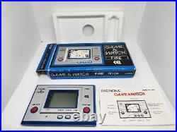 Silver FIRE rc-04 silver series Nintendo GAME & WATCH complete MINT boxed MINMB