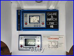 Silver FIRE rc-04 silver series Nintendo GAME & WATCH complete MINT boxed MINMB