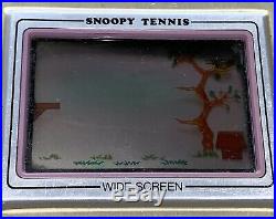 Snoopy Tennis Game & Watch Widescreen 1982 Sp-30 Original Batt Cover