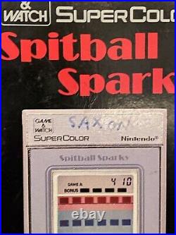 Spitball Sparky Nintendo Game & Watch Boxed very good working condition Free PP
