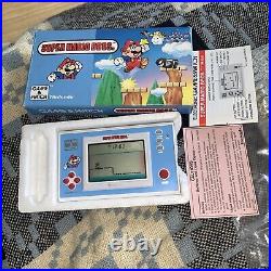 Super Mario Bros Boxed Original Game & Watch Lcd Game Console