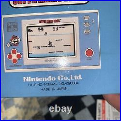 Super Mario Bros Boxed Original Game & Watch Lcd Game Console