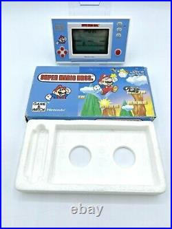 Super Mario Bros. (Game & Watch, 1988) YM-105 with Box and Foam Insert RARE GOOD