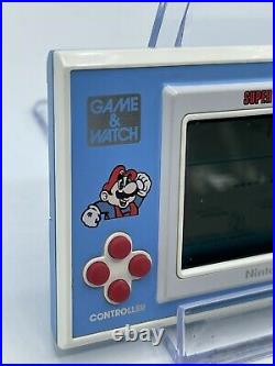 Super Mario Bros. (Game & Watch, 1988) YM-105 with Box and Foam Insert RARE GOOD