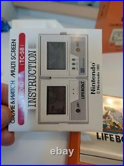Tested Nintendo Game & Watch 1983 Lifeboat TC-58