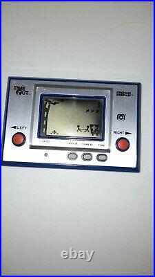 Time out fireman handheld vintage nintendo game and watch 80s