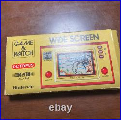 USED Nintendo GameWatch Game Watch OCTOPUS JAPAN GW G and W Very Rare
