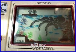USED Nintendo Game & Watch OCTOPUS JAPAN GW G and W Very Rare import