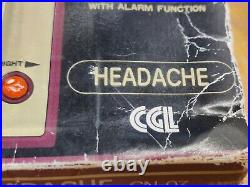 Ultra Ultra Rare! Headache (helmet Cgl) Nintendo Game & Watch Gold 1981