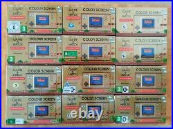Ultra rare! ALL 12 Variants of the Nintendo Super mario bros game and & watch