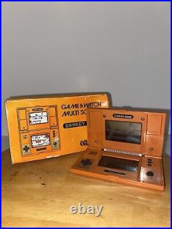 VINTAGE Nintendo Game and Watch Donkey Kong Original 1982 Console with Box