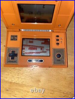 VINTAGE Nintendo Game and Watch Donkey Kong Original 1982 Console with Box