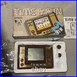 Very Rare V Tech Time & Fun Banana Hand Video Game 1981 Retro Rare Boxed