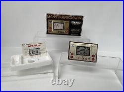 Vintage 1981 Game & Watch Manhole With Box & Instructions Good Working Order