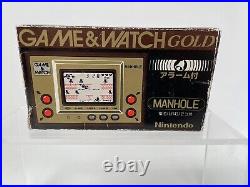 Vintage 1981 Game & Watch Manhole With Box & Instructions Good Working Order