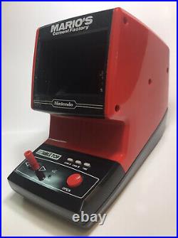 Vintage 1983 Nintendo Tabletop MARIO'S CEMENT FACTORY Video Game & Watch WORKS