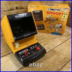 Vintage 1983 Nintendo Tabletop SNOOPY Video Game & Watch WORKS IN BOX