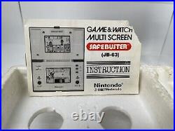 Vintage 1988 Game & Watch Safebuster With Box & Instructions Good Working Order