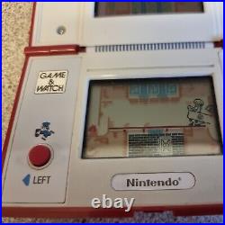 Vintage 1988 JB-63 Nintendo Game & Watch multiscreen Safebuster Handheld LCD