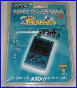 Vintage 1999 Nintendo Mini Classic The Smurfs LCD Handheld Game/watch Sealed/nos