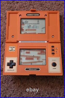 Vintage Boxed Nintendo Game & Watch Donkey Kong Dk-52 1982 Good Condition