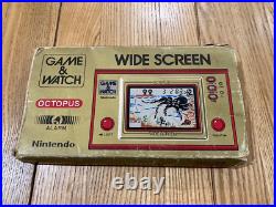 Vintage Boxed Nintendo Game & Watch OCTOPUS (OC-22) 1981 VGC